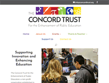 Tablet Screenshot of concordtrust.org